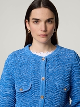 Bild von Strickjacke aus Baumwolle