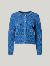 Bild von Strickjacke aus Baumwolle