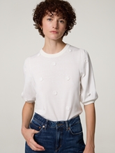 Bild von Strickshirt mit Applikationen