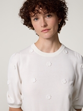 Bild von Strickshirt mit Applikationen