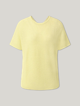 Image sur T-shirt en maille avec lurex