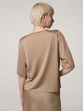 Image sur T-shirt en tricot NISLE