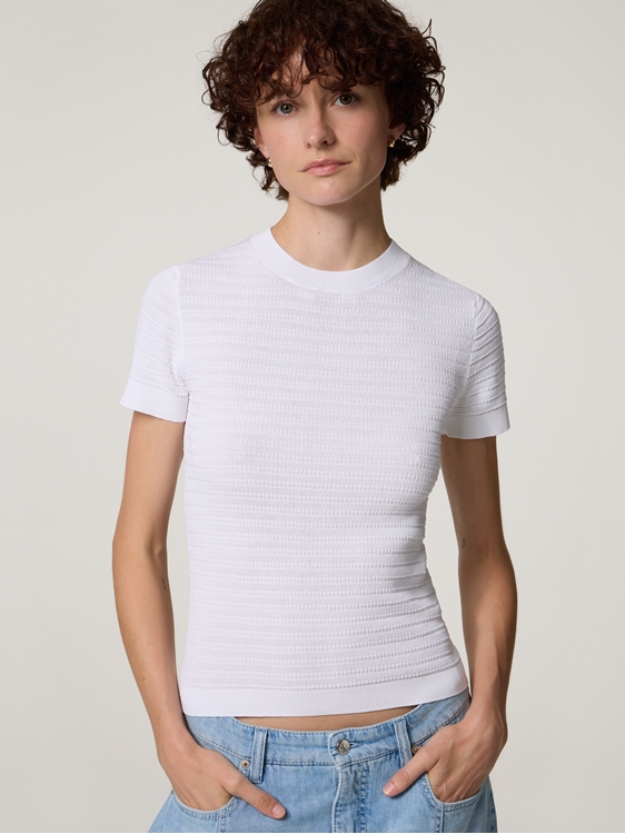 Bild von Strickshirt aus Baumwolle