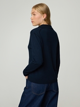 Bild von Strickpoloshirt mit Kaschmir