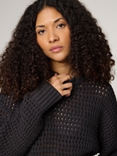 Image sur Pull à broderie ajourée