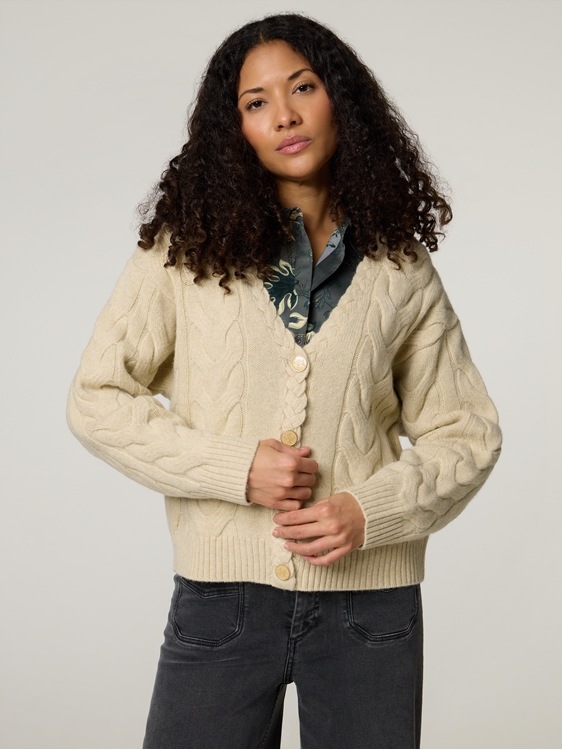 Image sur Cardigan en laine mélangée