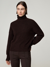 Bild von Stehkragenpullover mit Alpaka