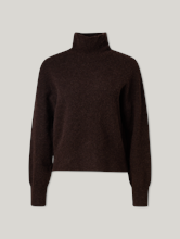 Bild von Stehkragenpullover mit Alpaka