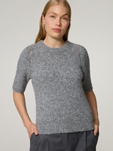 Image sur Pull en maille avec alpaga