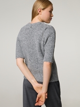 Image sur Pull en maille avec alpaga