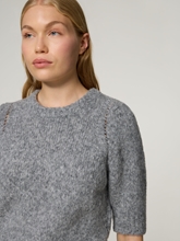 Image sur Pull en maille avec alpaga