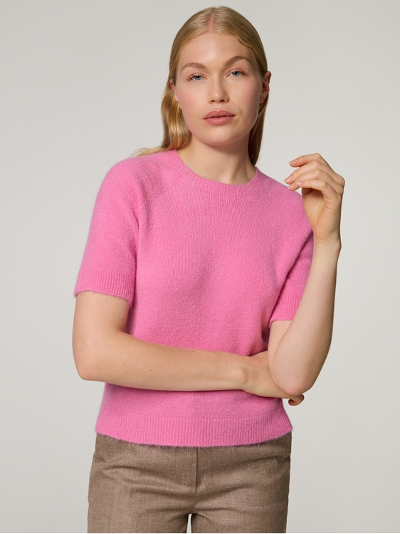 Image sur Pull en maille avec alpaga