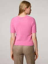 Image sur Pull en maille avec alpaga