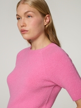 Image sur Pull en maille avec alpaga