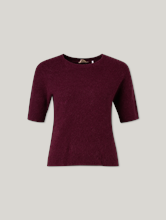 Image sur Pull en maille avec alpaga