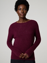 Image sur Pull en tricot avec alpaga