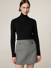 Bild von Rollkragenpullover aus Wolle