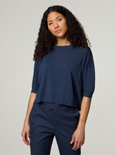 Image sur T-shirt tricoté en laine