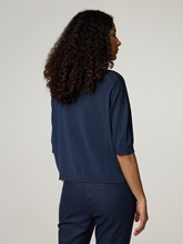 Image sur T-shirt tricoté en laine