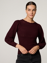 Bild von Strickpullover mit Ballon-Ärmel