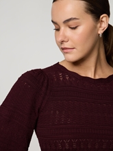 Bild von Strickpullover mit Ballon-Ärmel