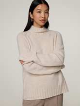 Bild von Stehkragenpullover aus Wolle