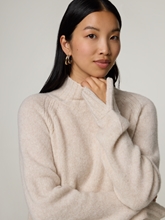 Bild von Stehkragenpullover aus Wolle