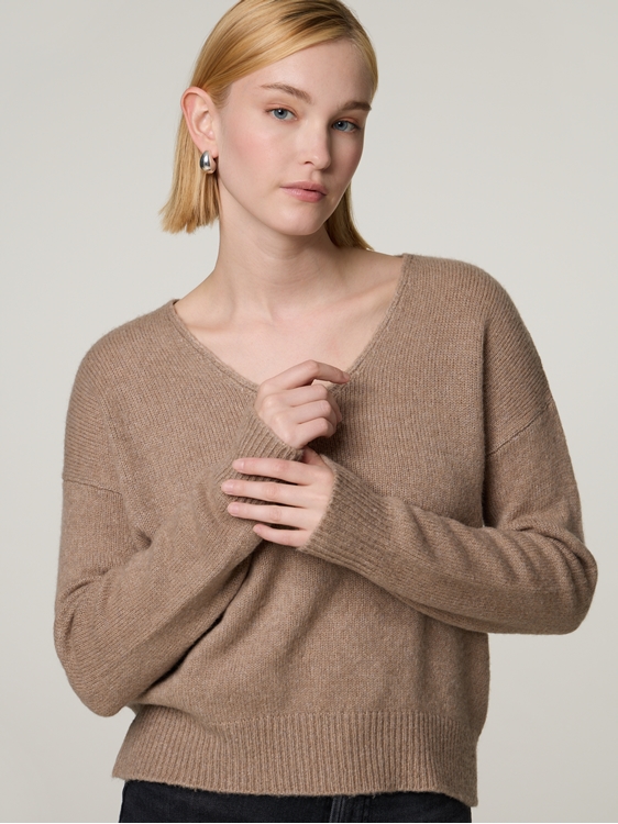 Image sur Pull en tricot avec de la laine