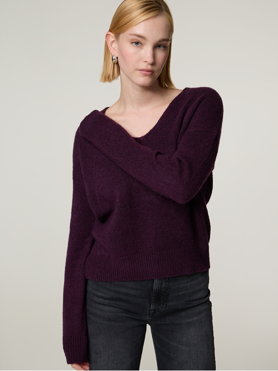 Image sur Pull en tricot avec de la laine