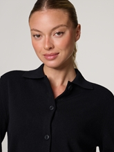 Bild von Polostrickjacke aus Wolle