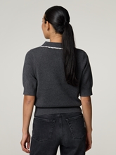 Bild von Strickpoloshirt POLKA