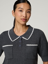 Bild von Strickpoloshirt POLKA