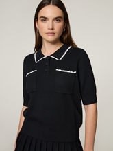 Bild von Strickpoloshirt POLKA