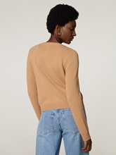 Bild von Strickjacke aus Wolle GESKI