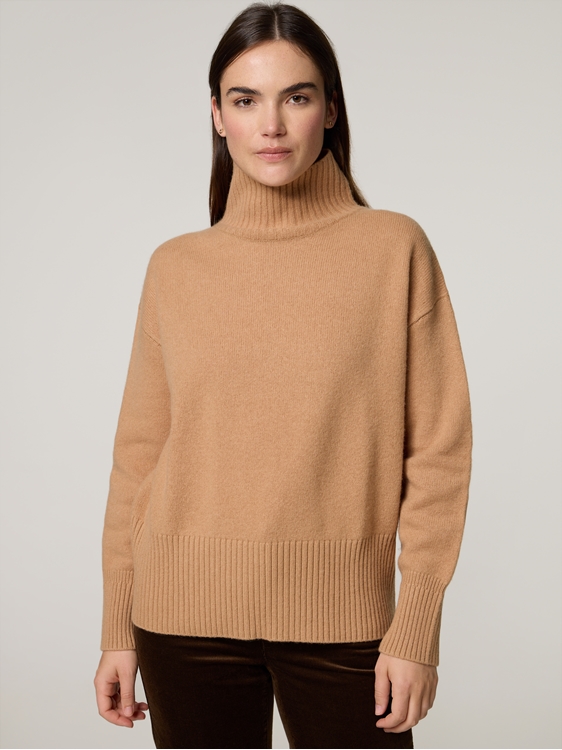 Image sur Pull à col montant en laine