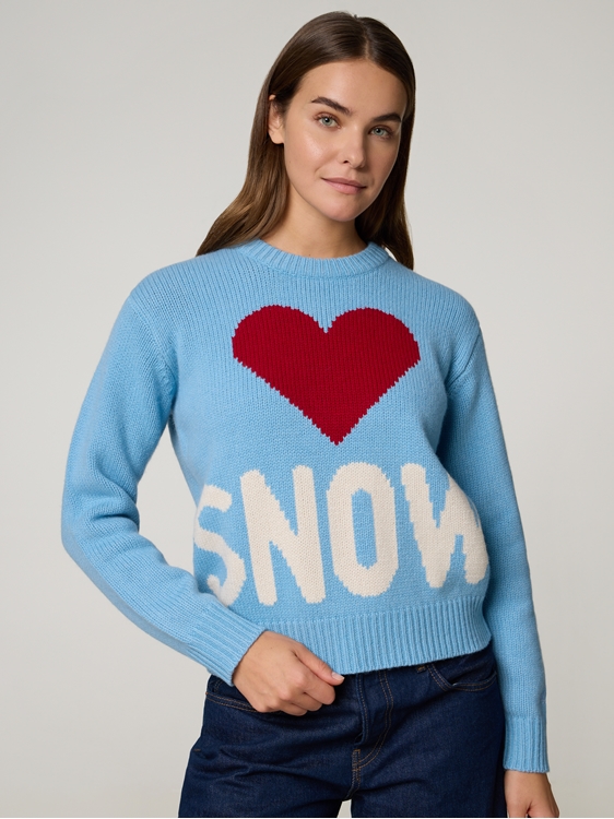 Bild von Strickpullover aus Wolle KYLA