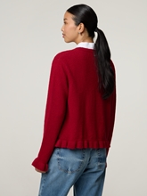 Bild von Strickjacke mit Schurwolle