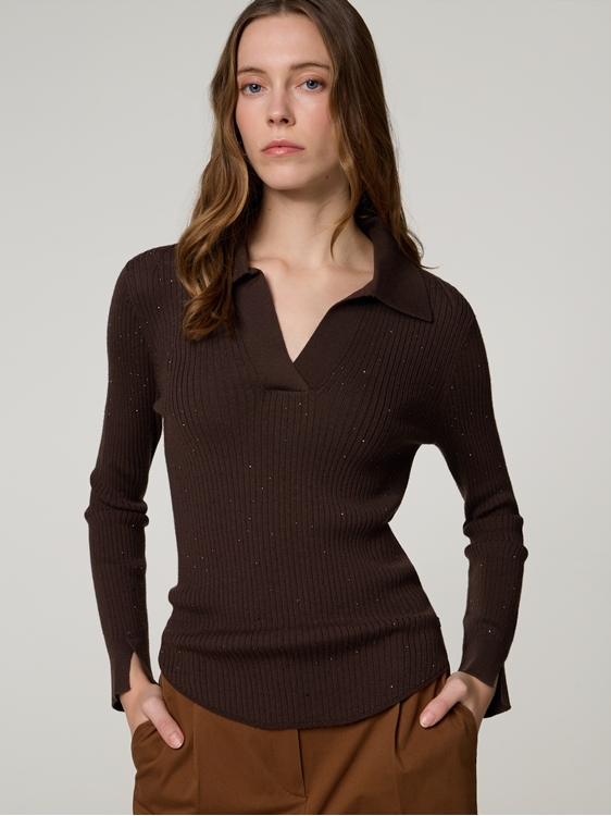 Bild von Pullover mit Glitzer MMRONIKA