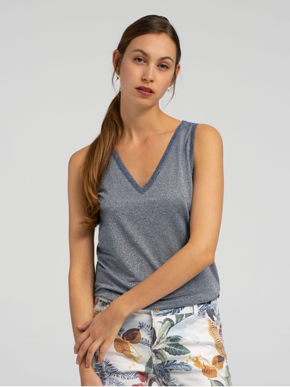 Top mit Lurex Top mit Lurex