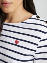 Image sur Sweatshirt à rayures et boutons