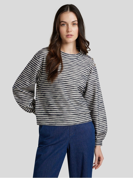 Bild von Pullover mit Streifen