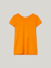 Image sur T-shirt en coton flammé