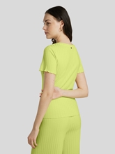 Image sur T-shirt texturé