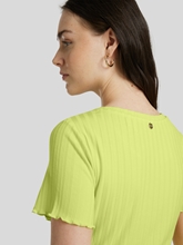 Image sur T-shirt texturé