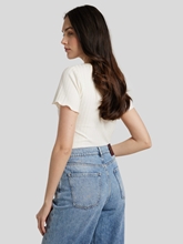 Image sur T-shirt nervuré