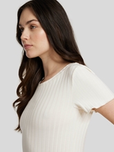 Image sur T-shirt nervuré