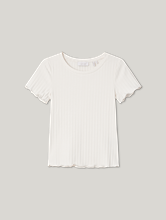 Image sur T-shirt nervuré