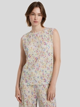 Image sur T-shirt plissé