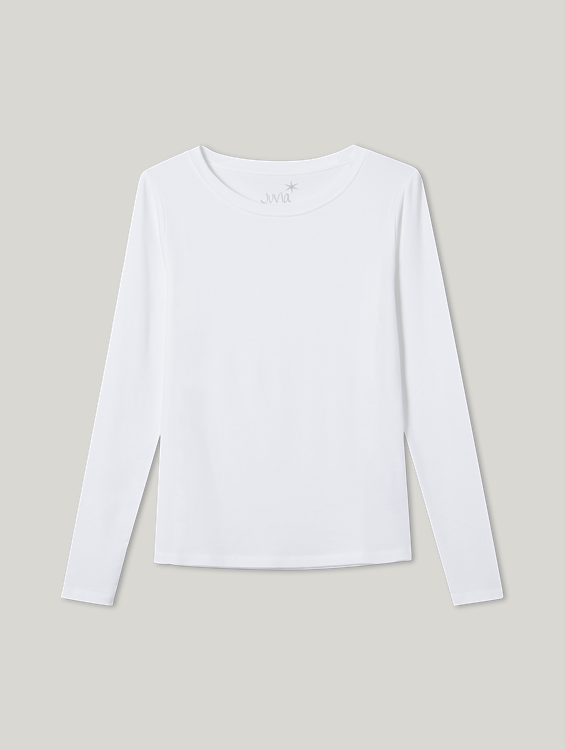 Bild von Langarmshirt mit Baumwolle