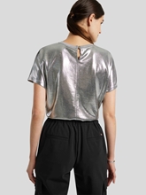 Image sur Shirt effet metallic